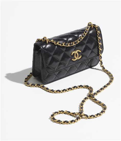 Chanel phone holder with chain